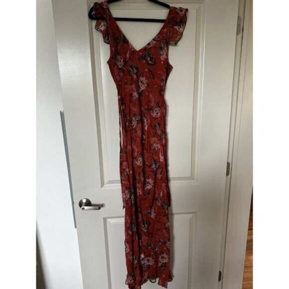 Realisation The Lila Dress in Rose 100% Silk Size Small Slip Dress Feminine - Picture 10 of 13